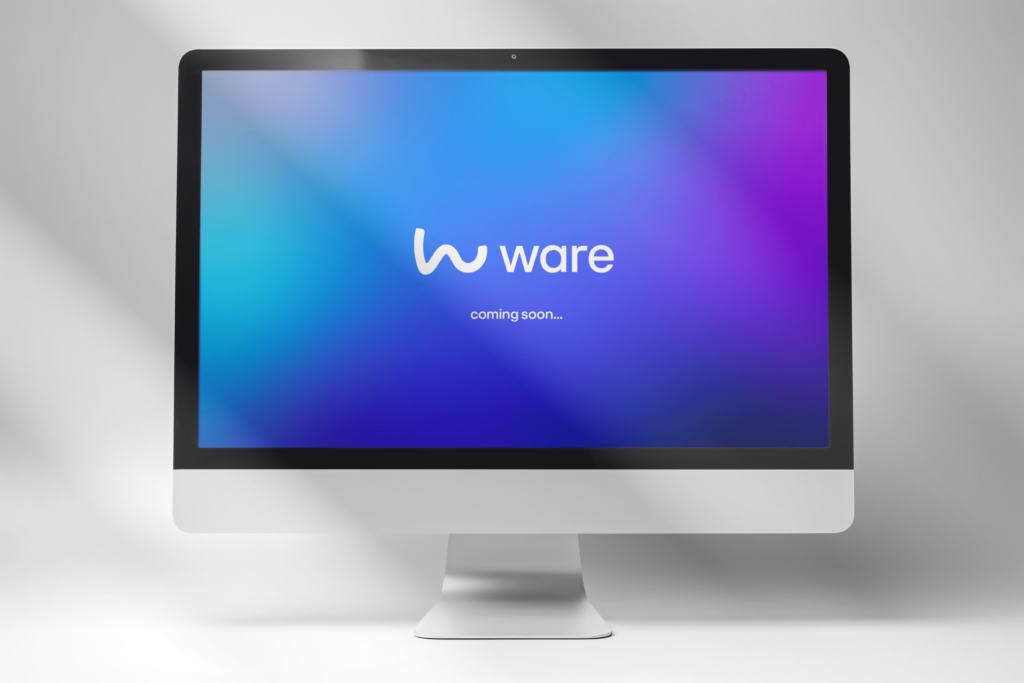 Desktop image with ware logo coming soon
